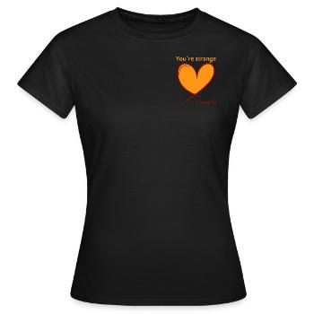 Einzigartig und beliebt - Frauen T-Shirt - Schwarz - Vorne - AI Model Female 172 dark (172cm)