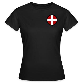 LOGO Haute Savoie Rond - T-shirt Femme - noir - Devant - AI Model Female 172 dark (172cm)