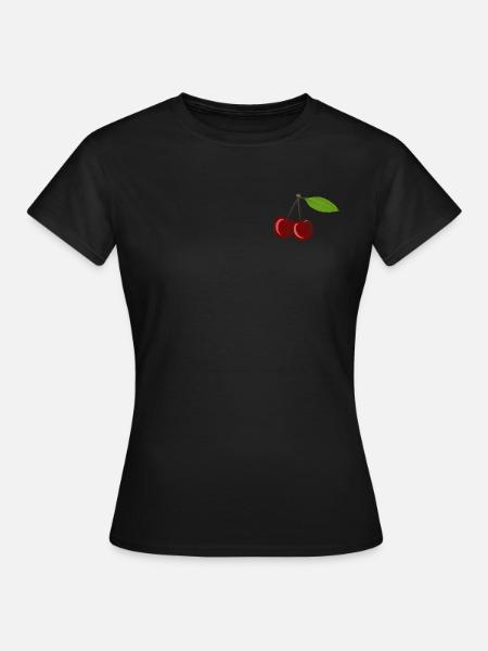cerise - T-shirt Femme - noir
