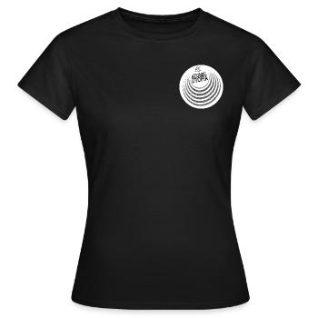 Atomic Utopia - Concentric Orb - Women's T-Shirt - black - Front - AI Model Female 172 dark (172cm)