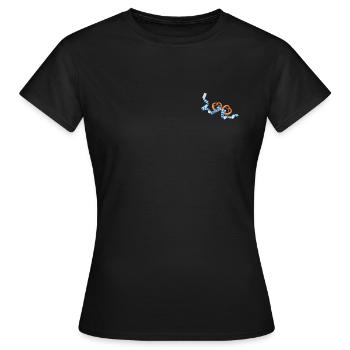 Brezen - Frauen T-Shirt - Schwarz - Vorne - AI Model Female 172 dark (172cm)