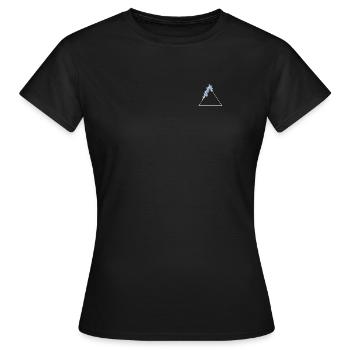 Boho Bohème mariage fleurs d’été - T-shirt Femme - noir - Devant - AI Model Female 172 dark (172cm)