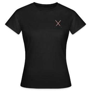 Lichtschwert - Frauen T-Shirt - Schwarz - Vorne - AI Model Female 172 dark (172cm)