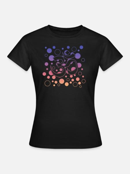 Yoga Namaste - Frauen T-Shirt - Schwarz