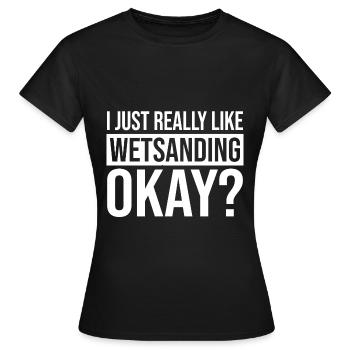 Peintres de véhicules - T-shirt Femme - noir - Devant - AI Model Female 172 dark (172cm)