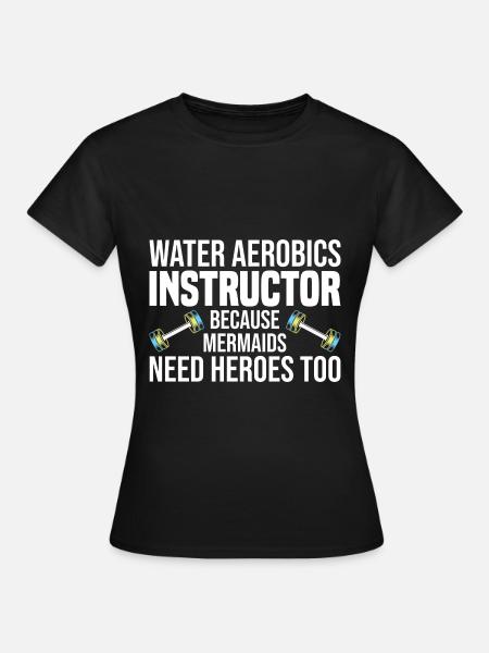 Water Aerobics - Frauen T-Shirt - Schwarz