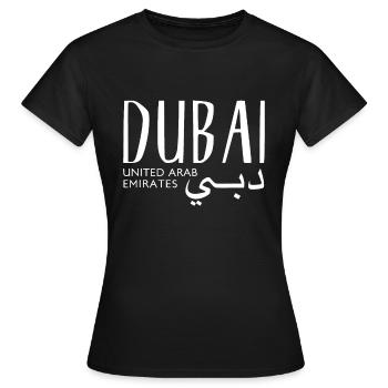 Dubaï Elegant Émirats arabes unis - T-shirt Femme - noir - Devant - AI Model Female 172 dark (172cm)