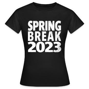 Groupe assorti Spring Break 2023 Vintage Tie Dyevi - T-shirt Femme - noir - Devant - AI Model Female 172 dark (172cm)