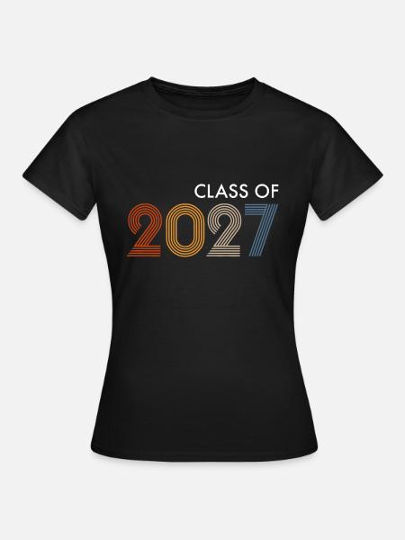 Klasse der 2027 College University High School - Frauen T-Shirt - Schwarz