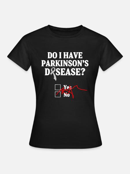 Sensibilisation à la maladie de Parkinson Oui Non Guerrier - T-shirt Femme - noir