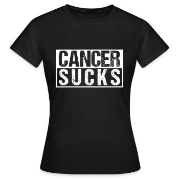 Le cancer craint un cadeau de survivant du cancer - T-shirt Femme - noir - Devant - AI Model Female 172 dark (172cm)