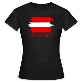 Autriche Autriche Tirol - T-shirt Femme - noir - Devant - AI Model Female 172 dark (172cm)