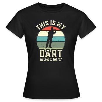 Dart , Dart Tshirt - T-shirt Femme - noir - Devant - AI Model Female 172 dark (172cm)