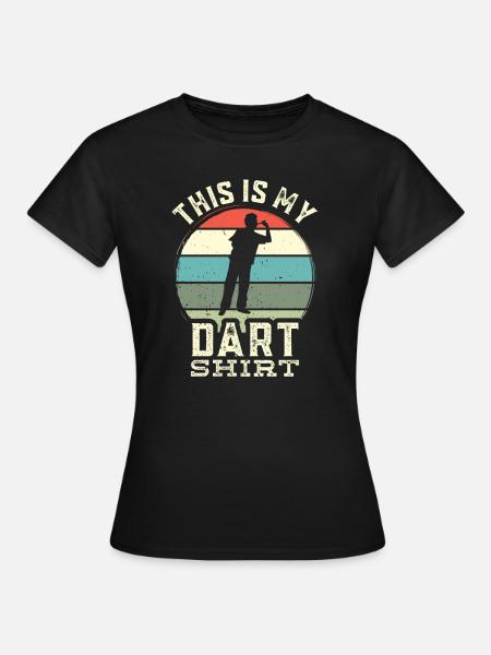 Dart , Dart Tshirt - Frauen T-Shirt - Schwarz