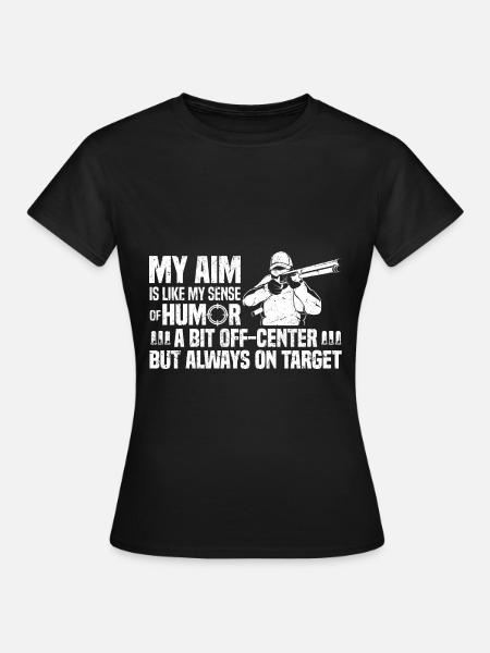 Trapschießen - Frauen T-Shirt - Schwarz