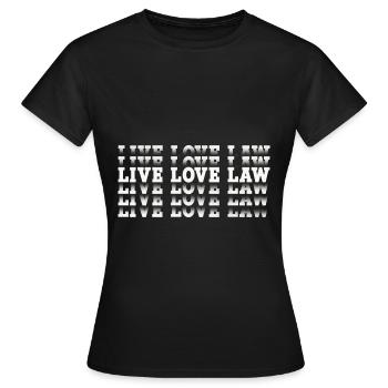 Anwalt - Frauen T-Shirt - Schwarz - Vorne - AI Model Female 172 dark (172cm)