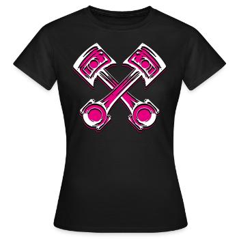 Voiture - Mécanicien automobile - Sport automobile - T-shirt Femme - noir - Devant - AI Model Female 172 dark (172cm)