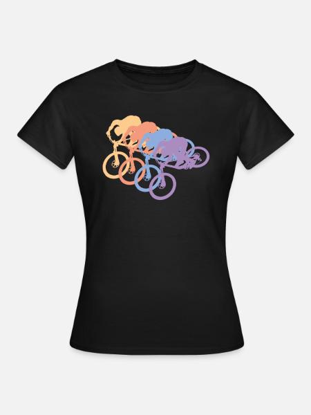 Biker - Frauen T-Shirt - Schwarz