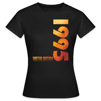 30. Geburtstag Original 1995 Jahrgang 1995 - Frauen T-Shirt - Schwarz - Vorne - AI Model Female 172 dark (172cm)