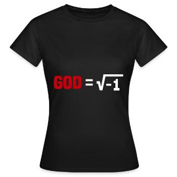 Atheisten - Frauen T-Shirt - Schwarz - Vorne - AI Model Female 172 dark (172cm)