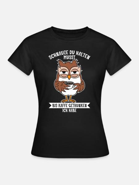 Morgenmuffel - Frauen T-Shirt - Schwarz