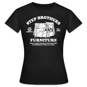 Furniture Quote - Women's T-Shirt - black - Front - AI Model Female 172 dark (172cm)