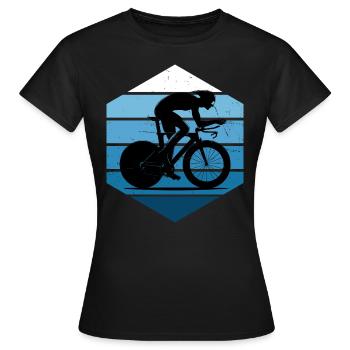 Vélo de route pour hommes Vélo de route Vélo de route Vélo de route - T-shirt Femme - noir - Devant - AI Model Female 172 dark (172cm)
