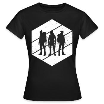 Grimpeur Homme Grimpeur Grimpeur Grimpeur Femmes - T-shirt Femme - noir - Devant - AI Model Female 172 dark (172cm)