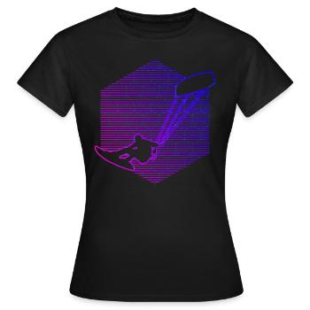 Kitesurf Homme Kitesurf Kitesurfer Kitesurf - T-shirt Femme - noir - Devant - AI Model Female 172 dark (172cm)