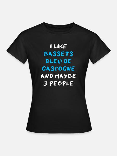 Basset Bleu de Guascogna - Maglietta da donna - nero