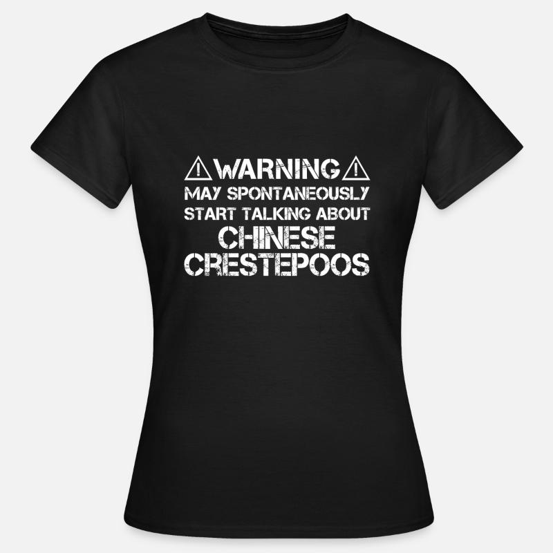 Chinese Crestepoo - Women's T-Shirt - black