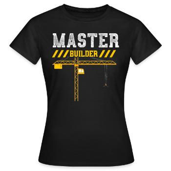 Maître constructeur - T-shirt Femme - noir - Devant - AI Model Female 172 dark (172cm)