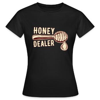 Honig Dealer - Frauen T-Shirt - Schwarz - Vorne - AI Model Female 172 dark (172cm)