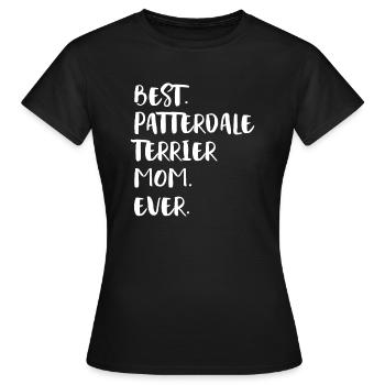 Patterdale Terrier - T-shirt Femme - noir - Devant - AI Model Female 172 dark (172cm)