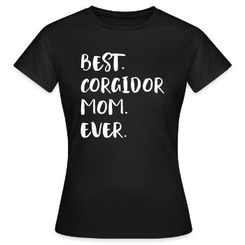 Corgidor - T-shirt Femme - noir - Devant - AI Model Female 172 dark (172cm)