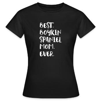 Épagneul Boykin - T-shirt Femme - noir - Devant - AI Model Female 172 dark (172cm)