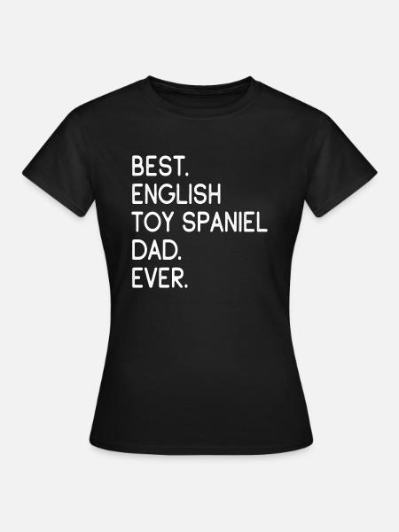 English Toy Spaniel - Frauen T-Shirt - Schwarz