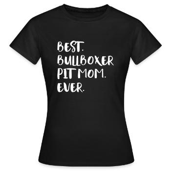 Bullboxer Pit - Frauen T-Shirt - Schwarz - Vorne - AI Model Female 172 dark (172cm)