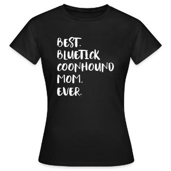Bluetick Coonhound - T-shirt Femme - noir - Devant - AI Model Female 172 dark (172cm)