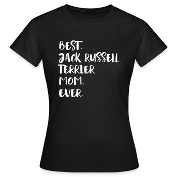 Jack Russell Terrier - T-shirt Femme - noir - Devant - AI Model Female 172 dark (172cm)