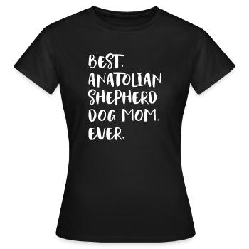 Berger d’Anatolie Anatolischer Hirtenhund - T-shirt Femme - noir - Devant - AI Model Female 172 dark (172cm)