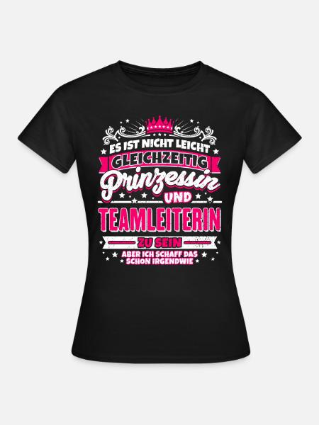 chef Princesse et équipe - T-shirt Femme - noir