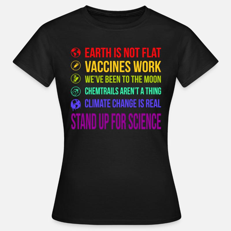 Stand up for science - Women's T-Shirt - black