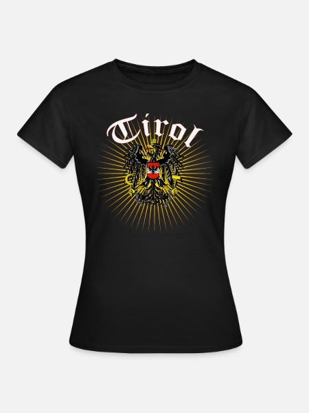Tirol - Frauen T-Shirt - Schwarz