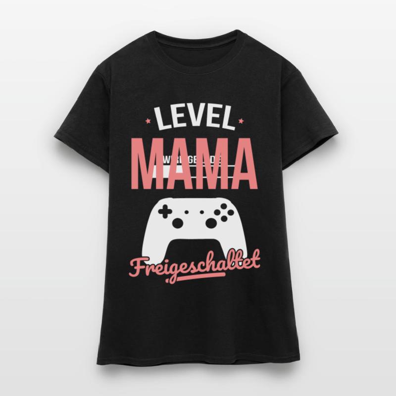Level Mama freigeschaltet - Geschenkidee Muttertag Frauen T-Shirt