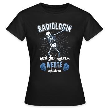 Radiologin Radiologie - Frauen T-Shirt - Schwarz - Vorne - AI Model Female 172 dark (172cm)