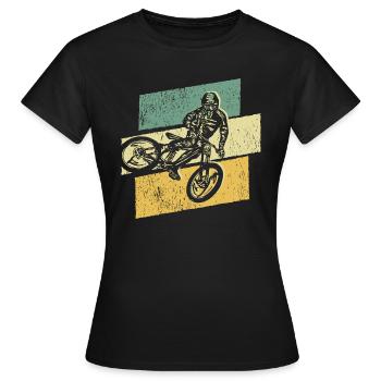 Vélo de montagne Vélo de montagne Vélo de montagne - T-shirt Femme - noir - Devant - AI Model Female 172 dark (172cm)