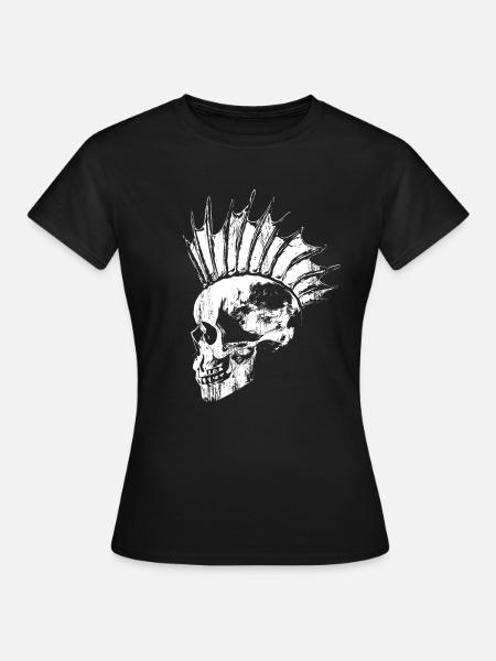 Poisson punk - T-shirt Femme - noir
