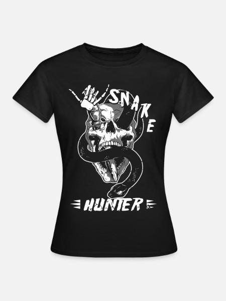 Schlangen Jäger - Frauen T-Shirt - Schwarz