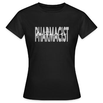 Future Pharmacist Pharmacy Student - Women's T-Shirt - black - Front - AI Model Female 172 dark (172cm)